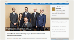 Desktop Screenshot of german-probate-lawyer.com
