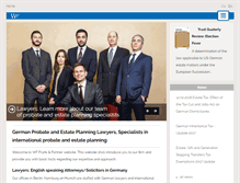 Tablet Screenshot of german-probate-lawyer.com
